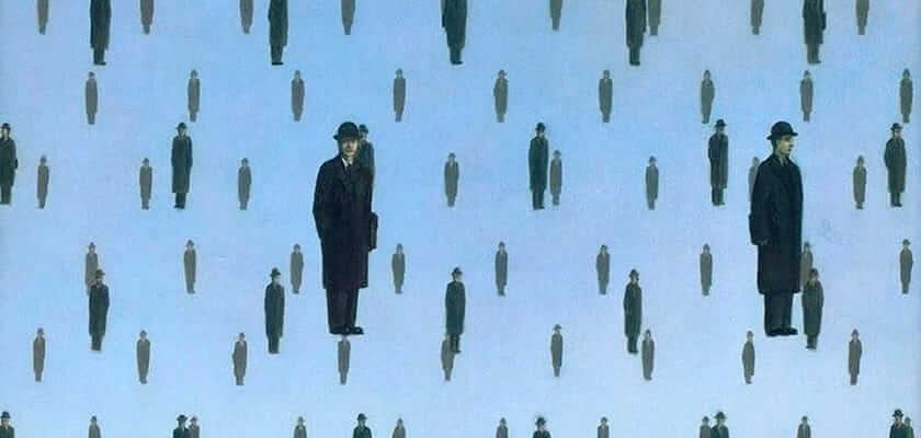 Golconde van Magritte